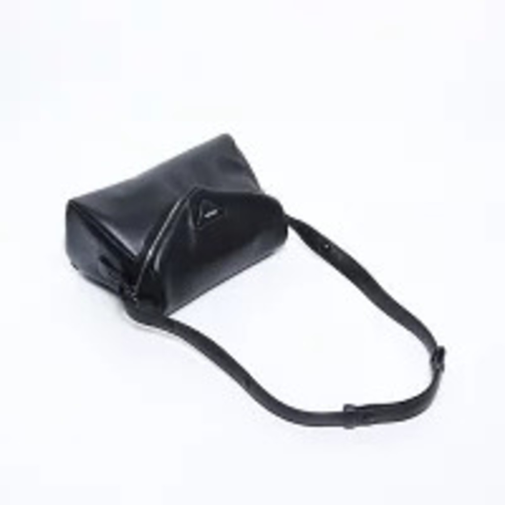 Prada Leather Shoulder Bag Black - Picture 10 of 13
